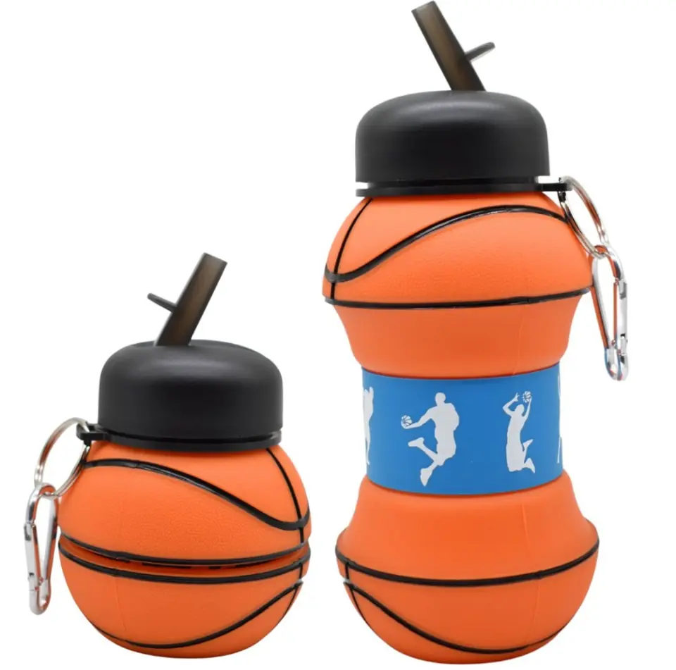 Botella de silicona plegable 10x8.7cm. Basket
