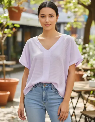 Blusa Remera  Voile De Algodón