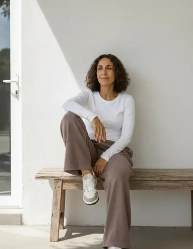 Pantalón Angorina Lanilla Aspen Varios Talles Tostado 3