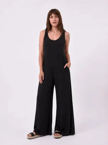 Enterito Mono Monoprenda Jumper Negro Liso M