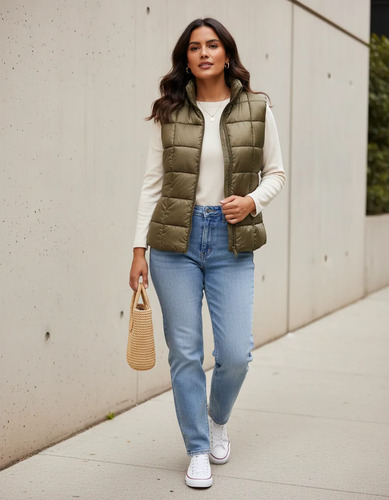 Chaleco De Nylon Soft Campera