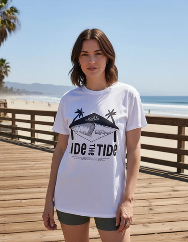 Remerón Remera Mujer Algodón Estampada Blanco L