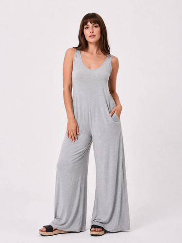 Enterito Mono Monoprenda Jumper Gris Liso S