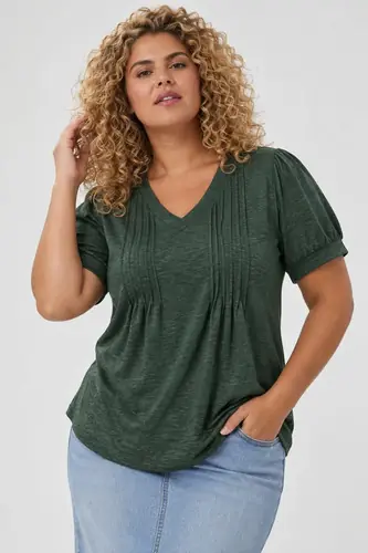 Remera Manga Corta Mujer Varios Colores Y Talles Verde Oscuro L