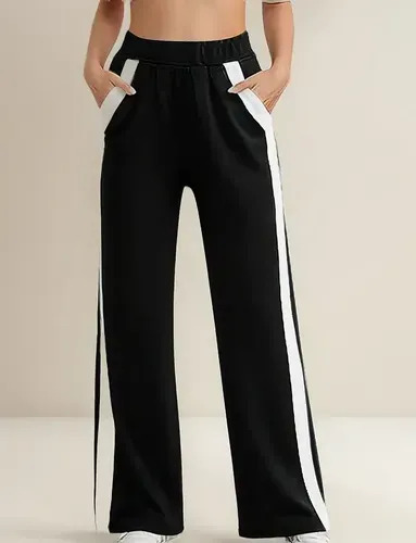 Pantalón  Recto Sport Dama Sin Felpa Negro Xl