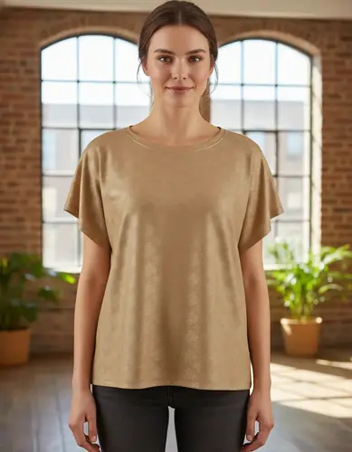 Blusa Blusones Amplias Beige U