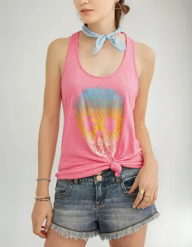 Musculosa Blusa Remera Estampada Algodón