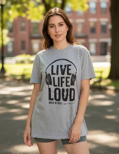 Remerón Remera Mujer Algodón Estampada Gris M