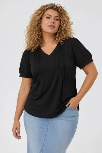 Remera Manga Corta Mujer Varios Colores Y Talles Negro Xl