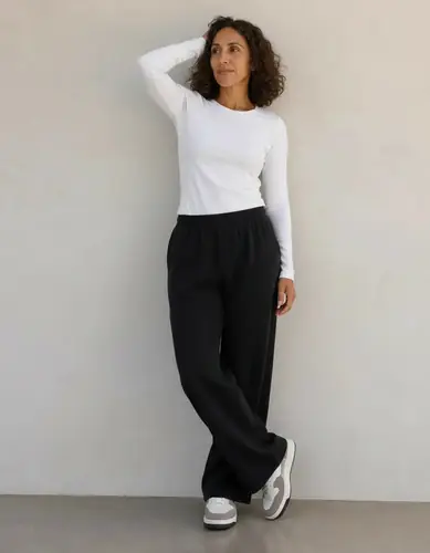 Pantalón Angorina Lanilla Aspen Varios Talles Negro 2