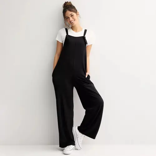 Enterito Mono Jumper Monoprenda Jardinero Negro S