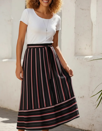 Falda Pollera Pareo Cruzado