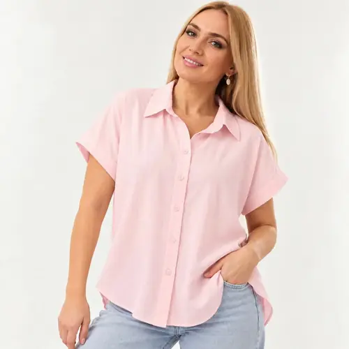 Camisa Camisola  De Mujer Oversize Holgada