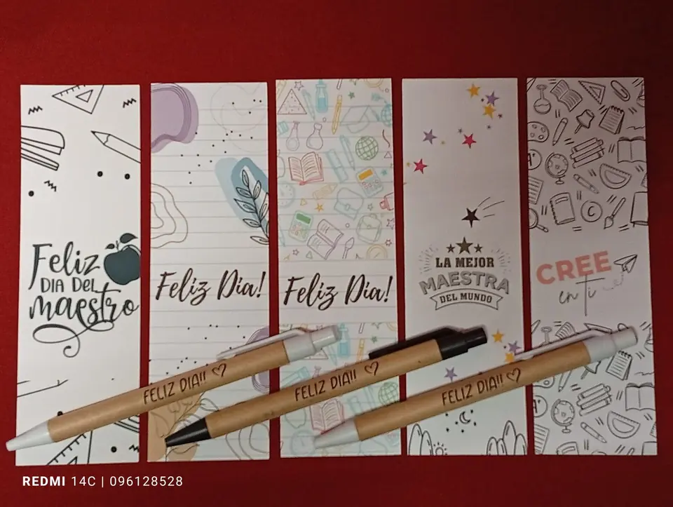 Eco lapicera personalizada feliz dia