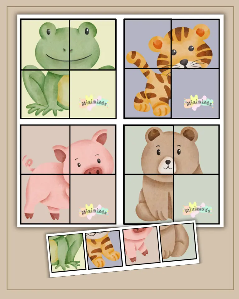 PUZZLE ANIMALES
