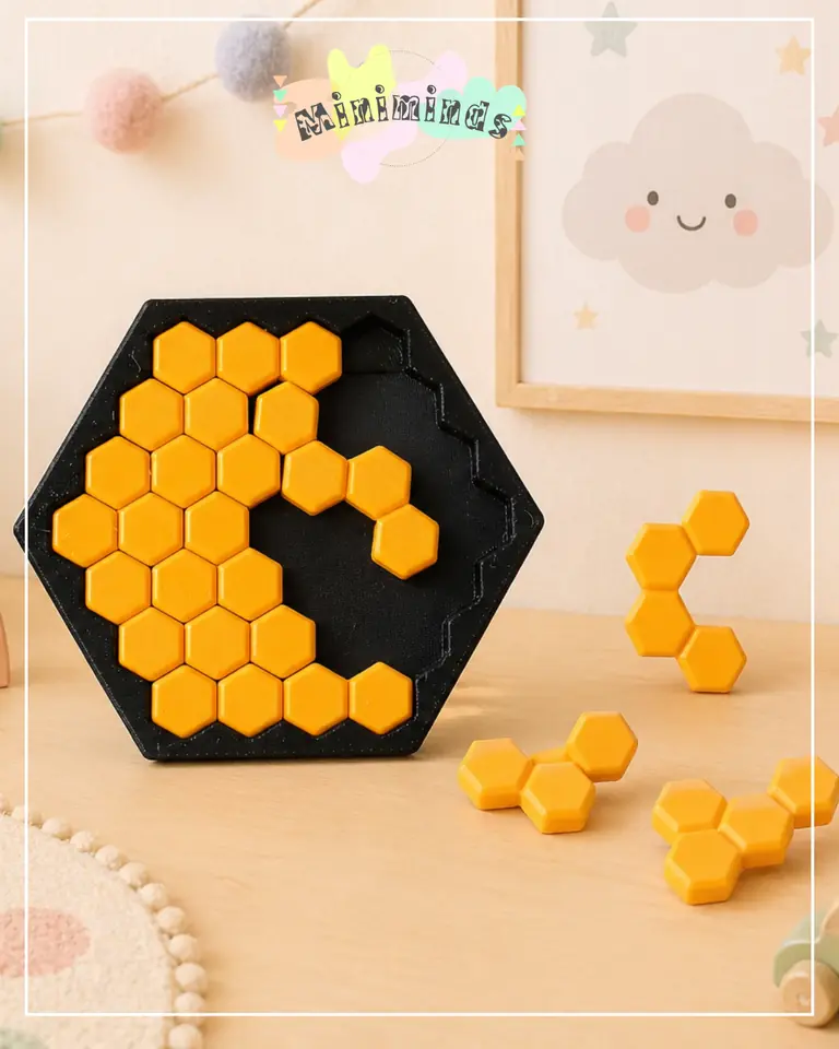 ROMPECABEZAS PANAL ABEJAS