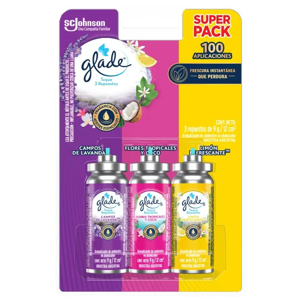 Repuestos de aparato Glade toque x3