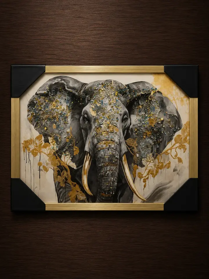 Cuadro Decorativo Elefante Imperial