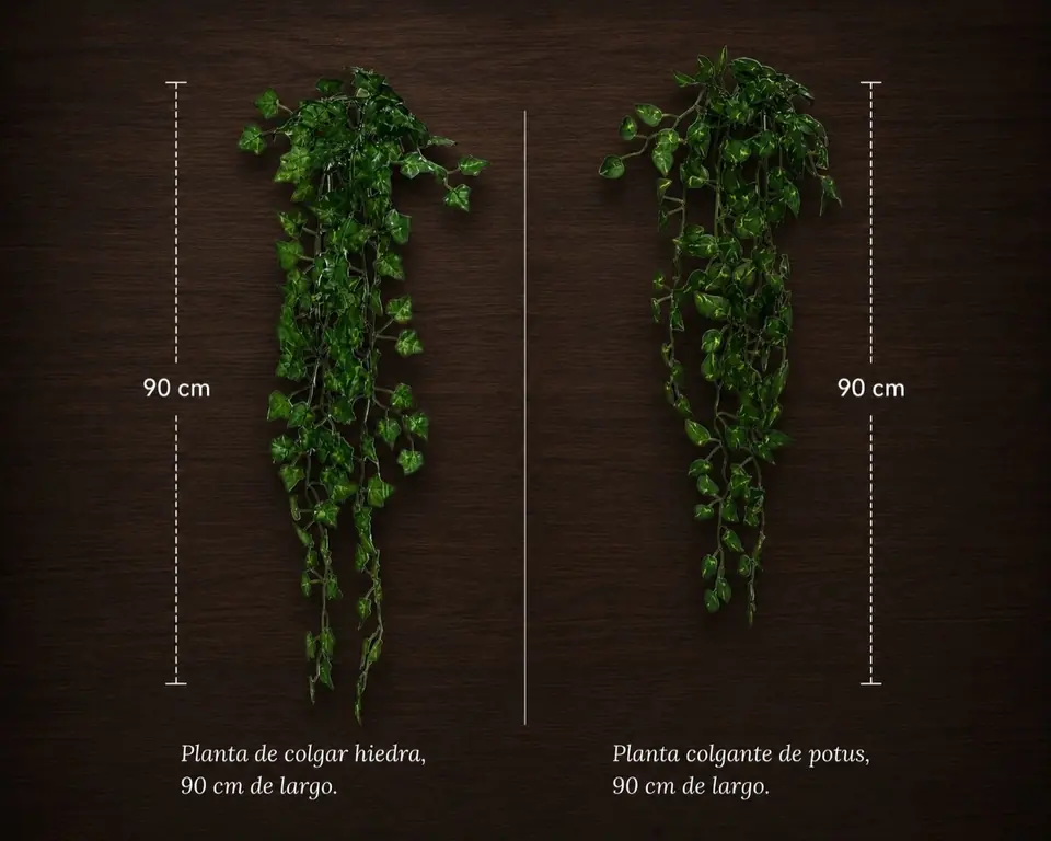 Planta colgante artificial 90 cm
