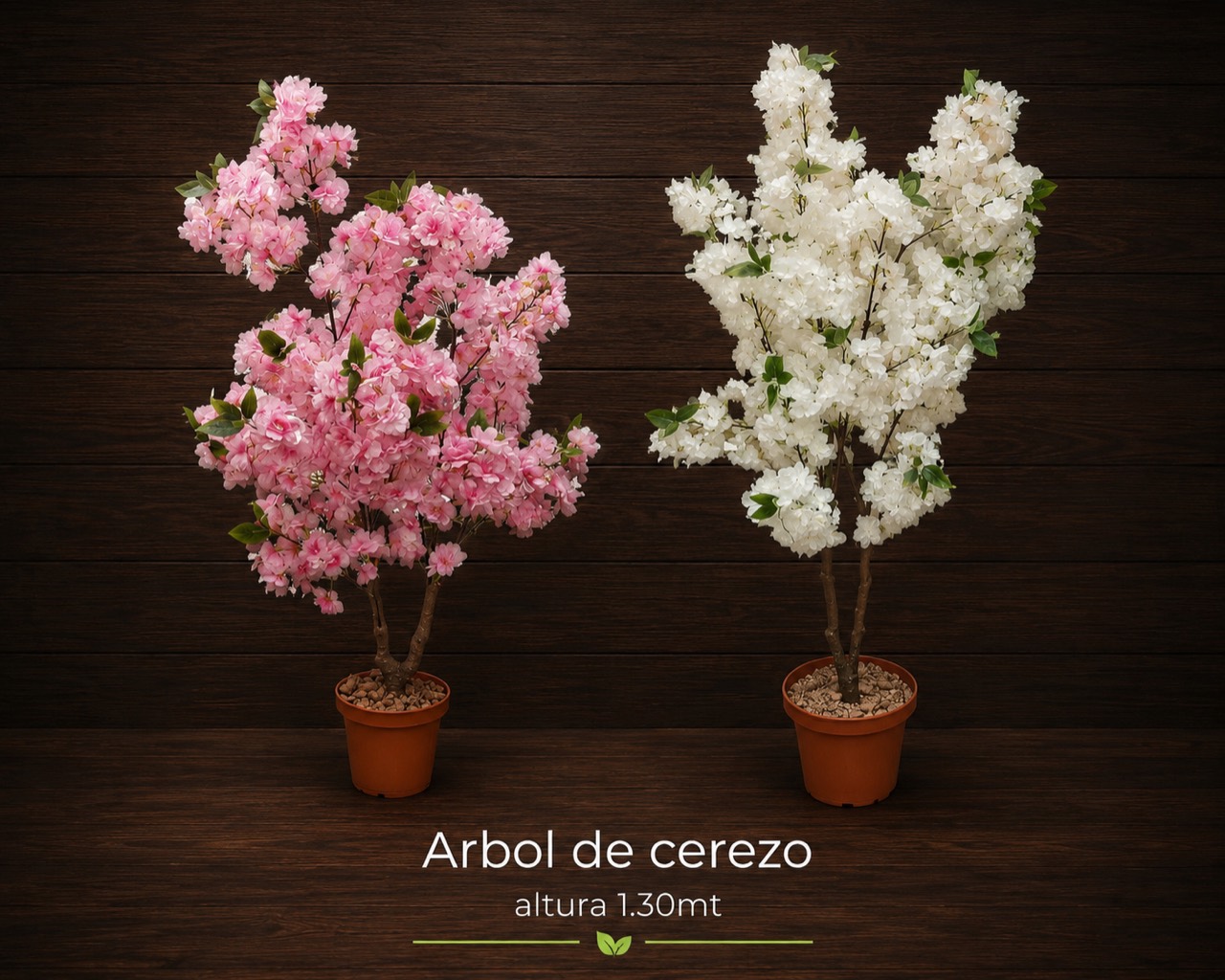 Árbol de cerezo artificial 1,30 m