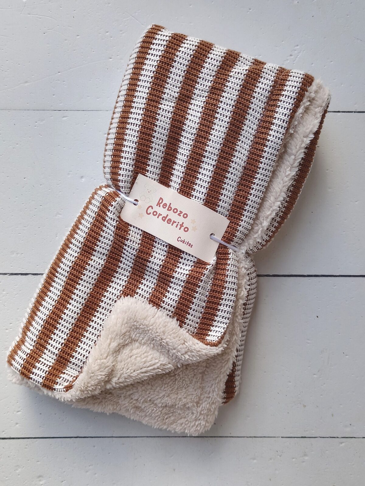 Rebozo tejido y corderito