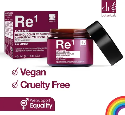 Crema Hidratante Nocturna con Retinol y Ácido Hialurónico - 60ml
