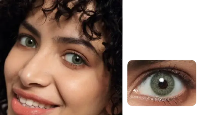 Lentes de Contacto sin Grado Color Verde Anuales