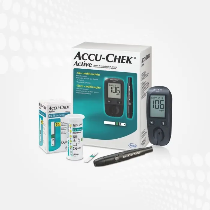 Kit de Medidor Accu-chek Active+ 10 toras