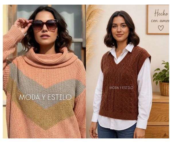 BUZOS, CHALECOS, SACOS, POLERAS