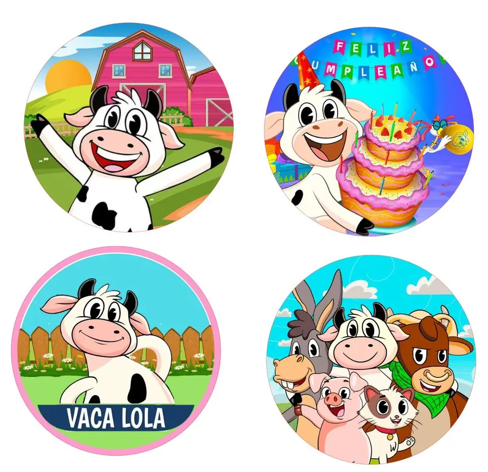 Lamina comestible Vaca Lola