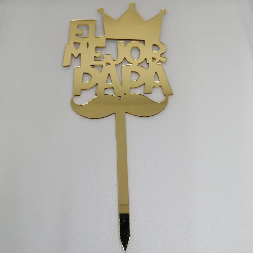 cake topper el mejor papá
