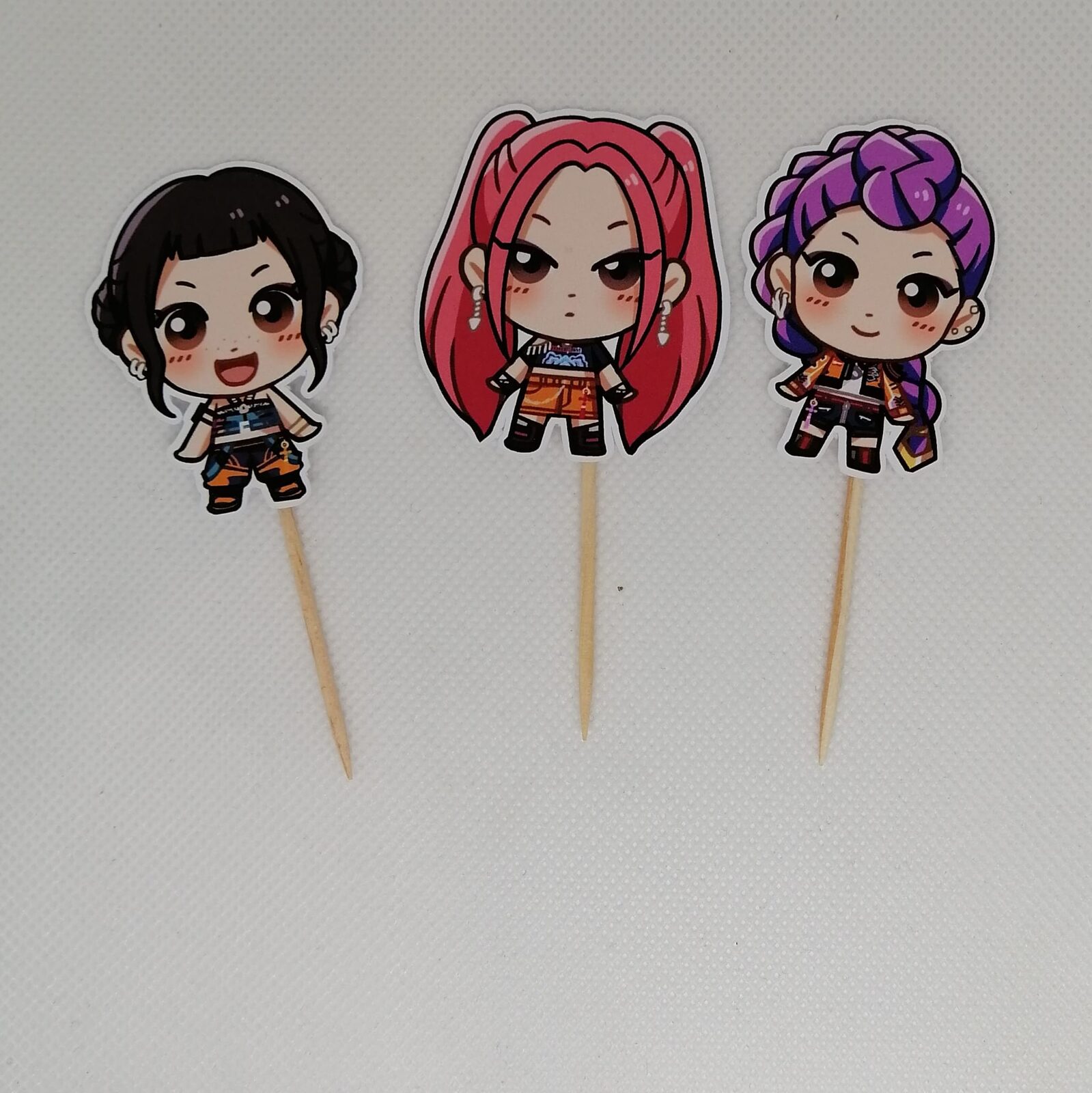 cupcakes topper KPOP demon hunters