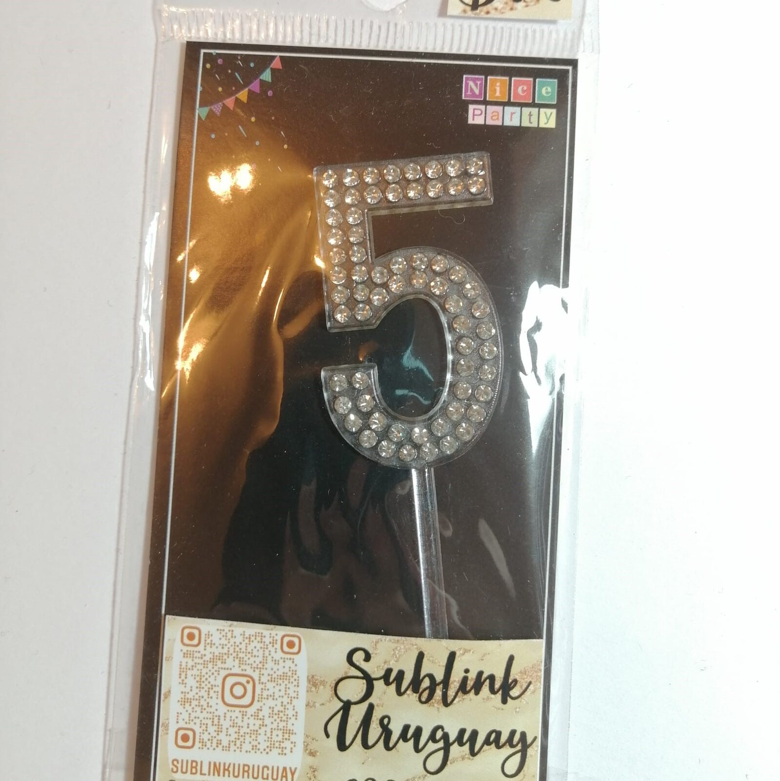 Numero con strass
