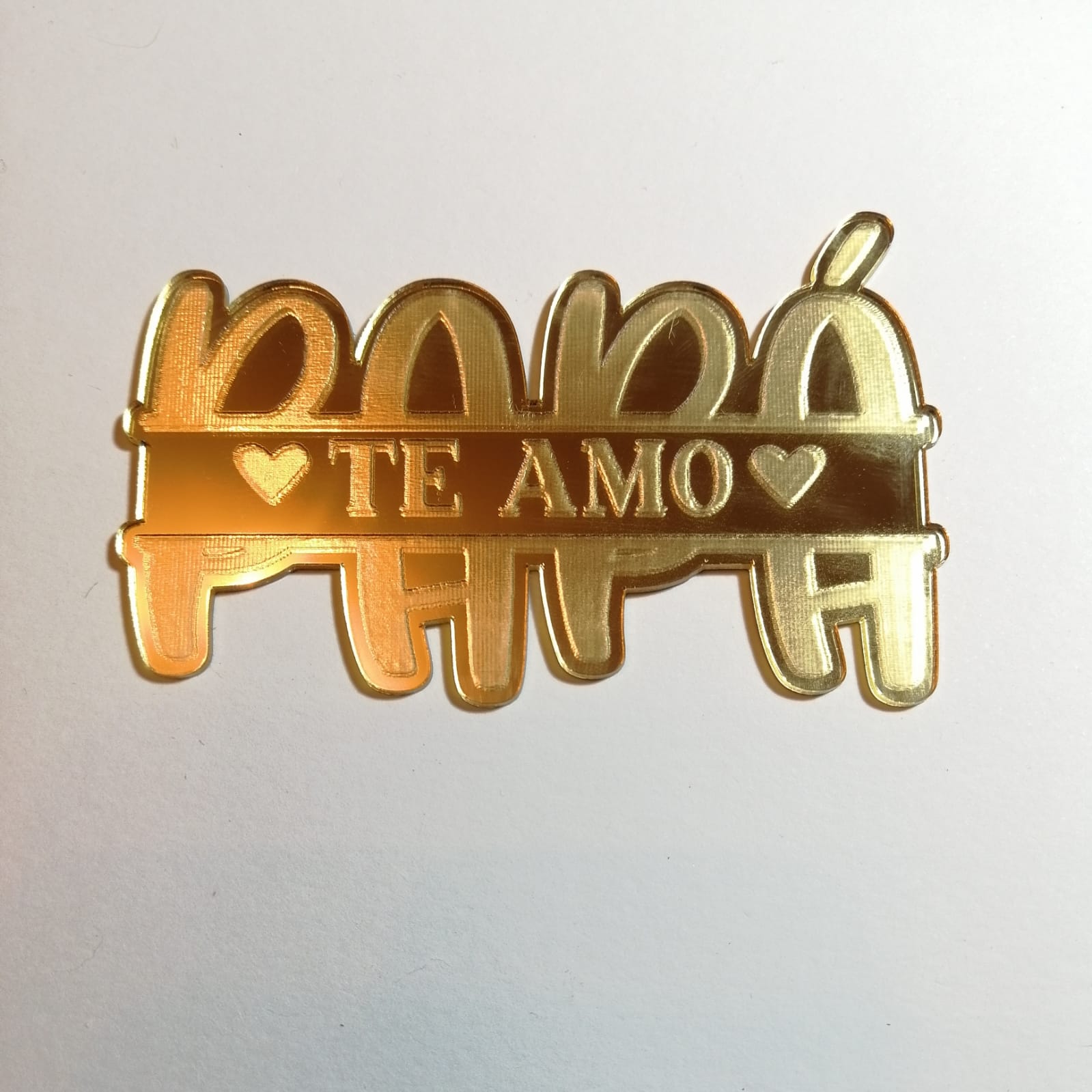 Papá te amo grabado