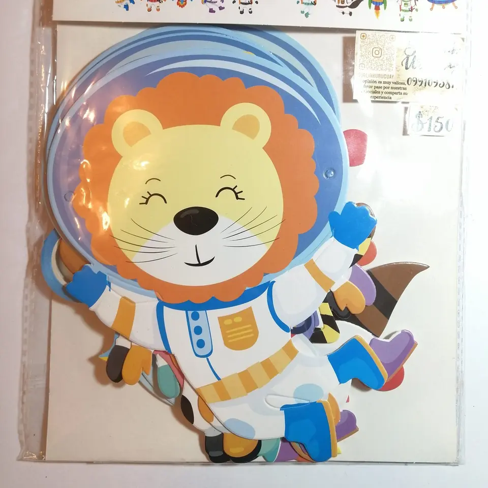 Banderin animales astronautas