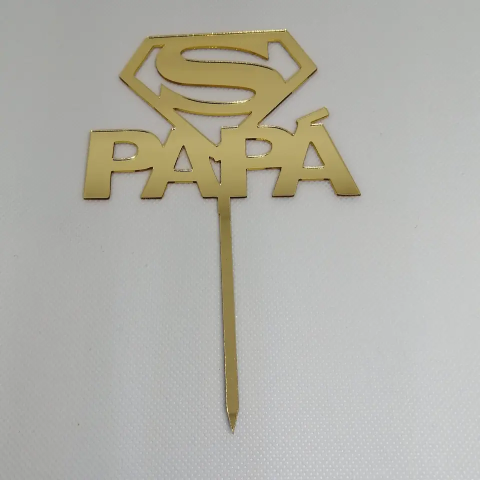 Cake topper Super papá