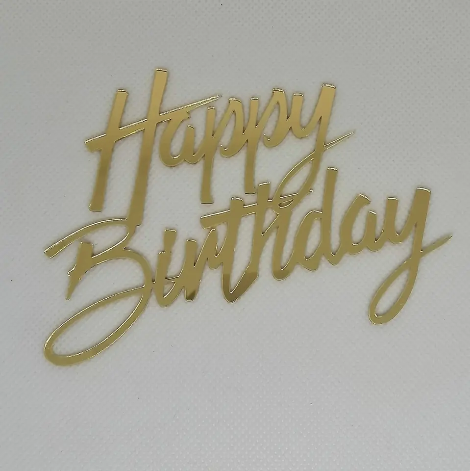 Happy Birthday acrilico 1.5mm