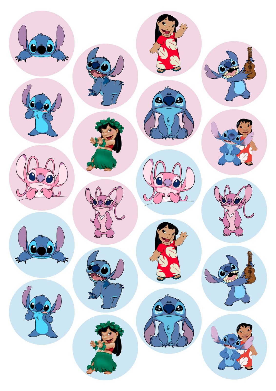 lamina comestible Stitch