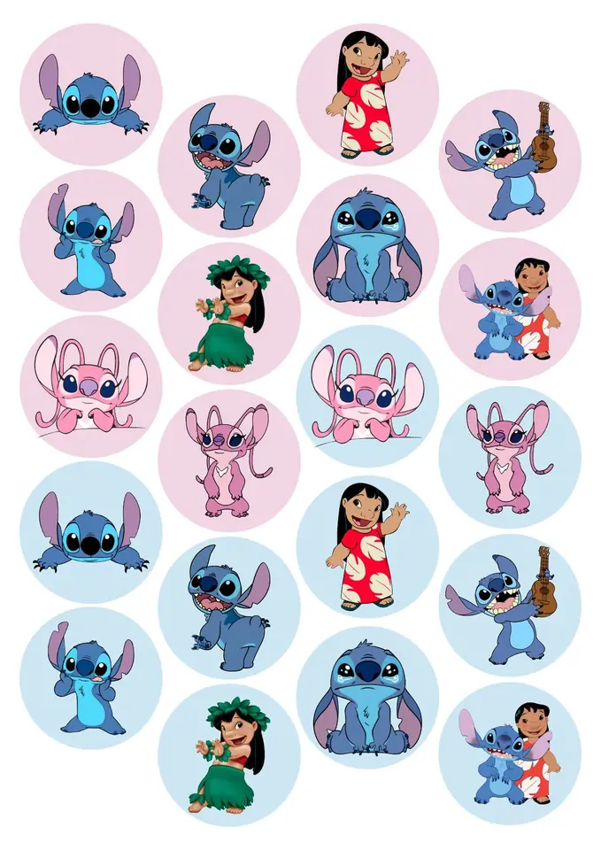 lamina comestible Stitch