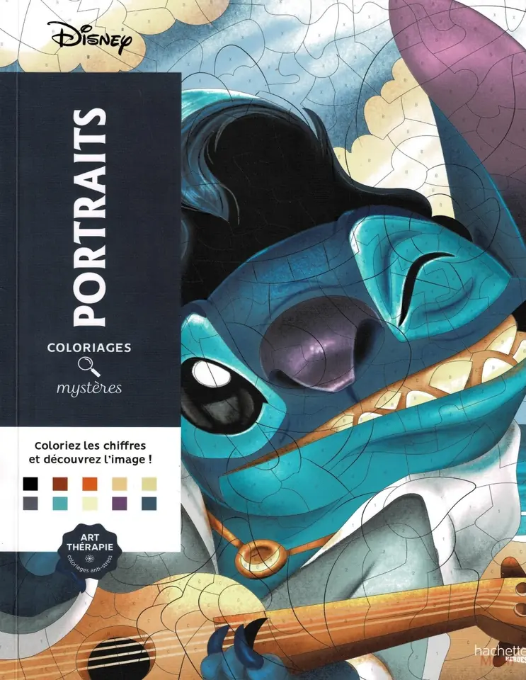Libros para colorear Dinsey retratos
