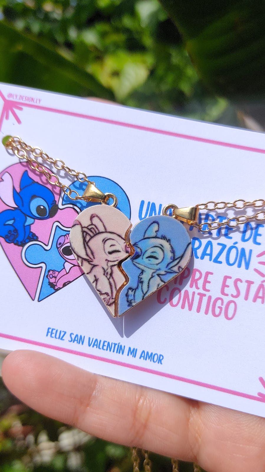 Cadenitas Stitch para compartir