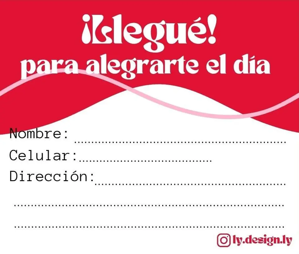 Tarjetas de envío adhesivas