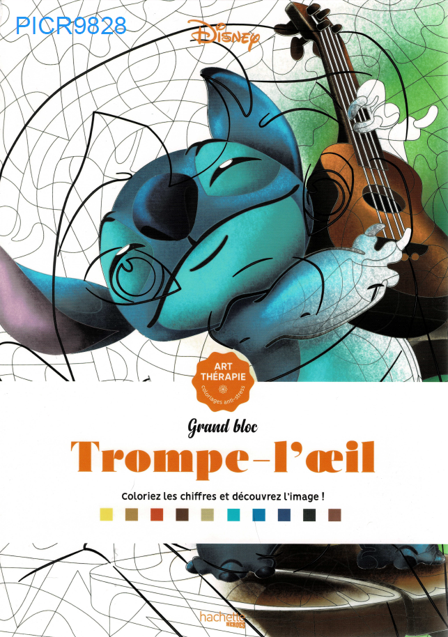 Libros para colorear Disney trampa visual