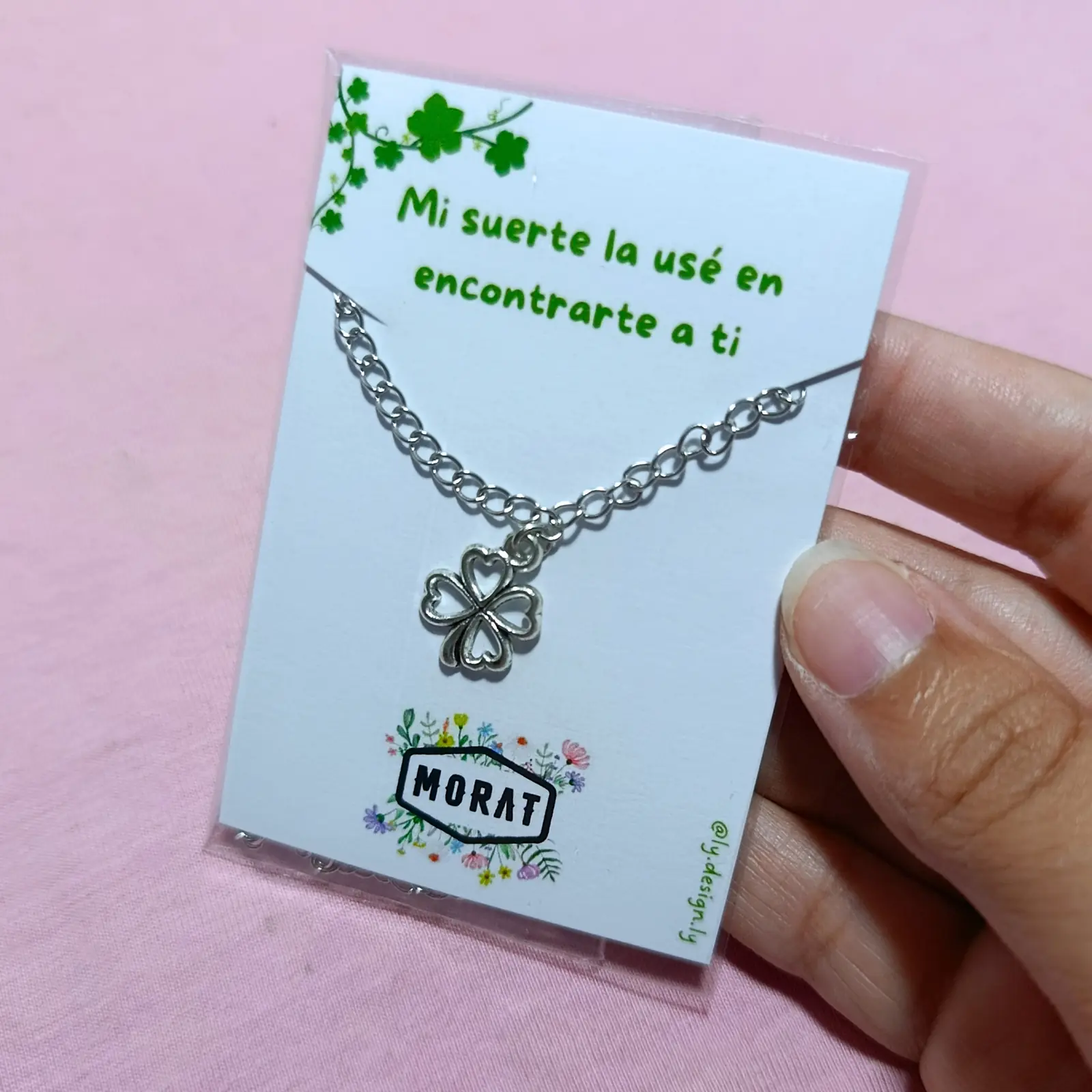 Cadenita trébol Morat