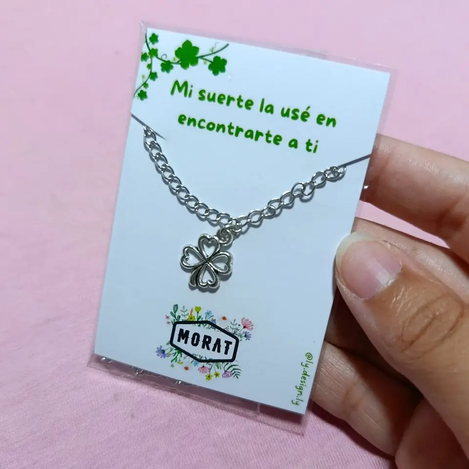 Cadenita trébol Morat