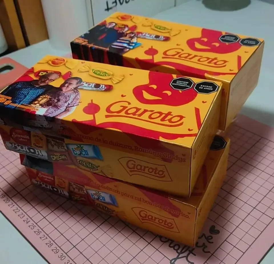 Caja de bombones personalizada