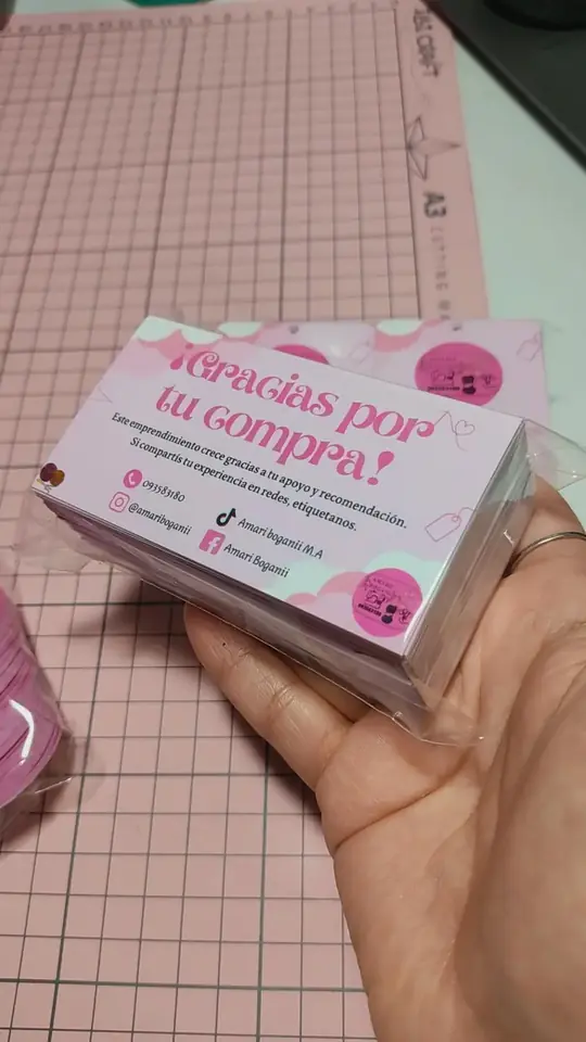 Tarjetas de agradecimiento