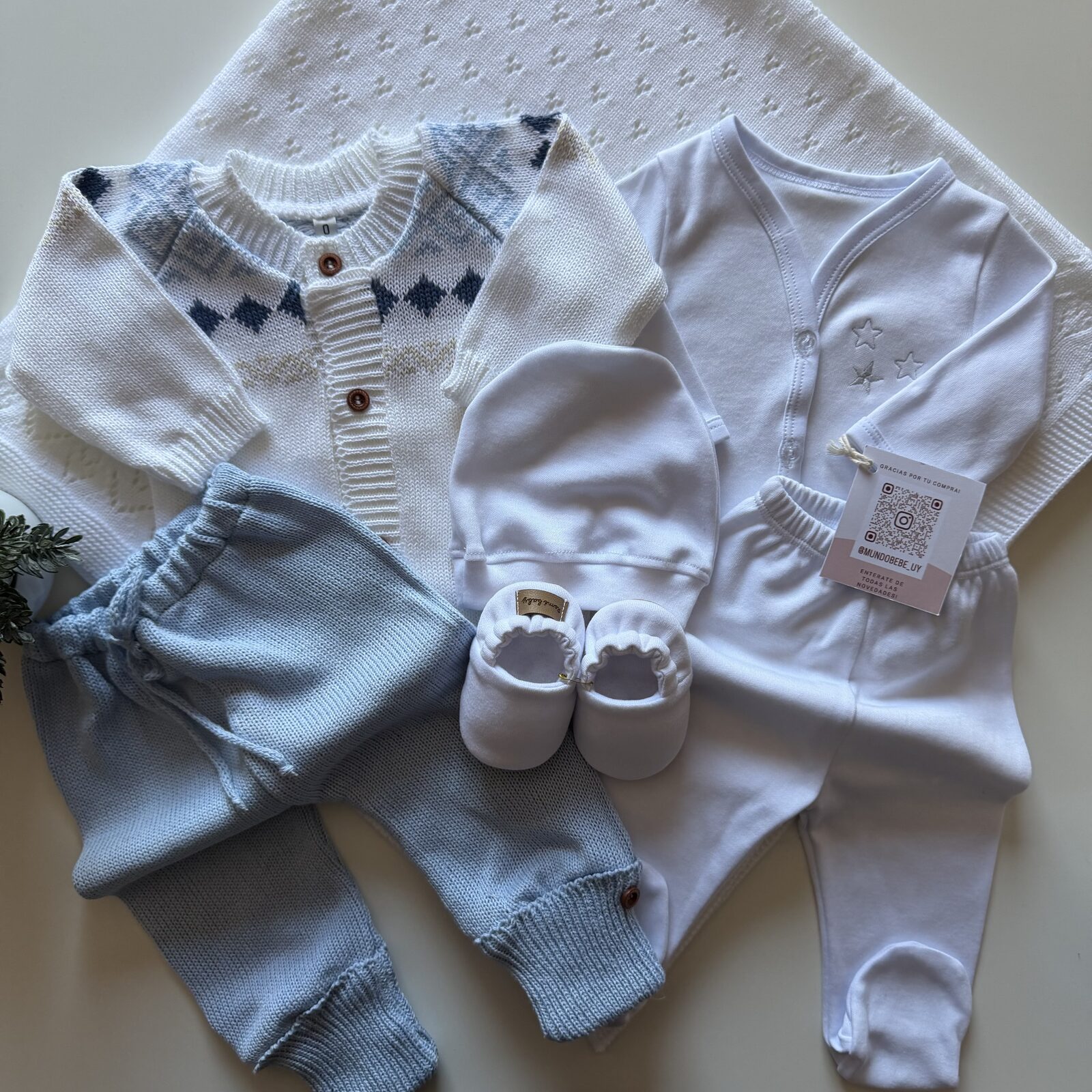 Conjunto de hilo algodón + conjunto de algodón