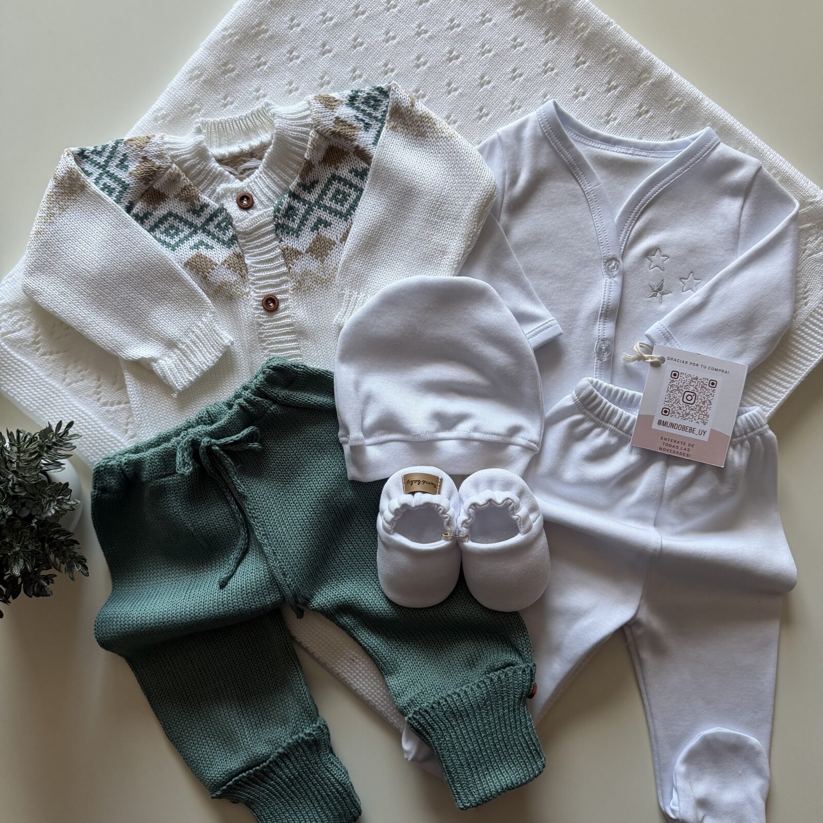 Conjunto de hilo algodón + conjunto de algodón