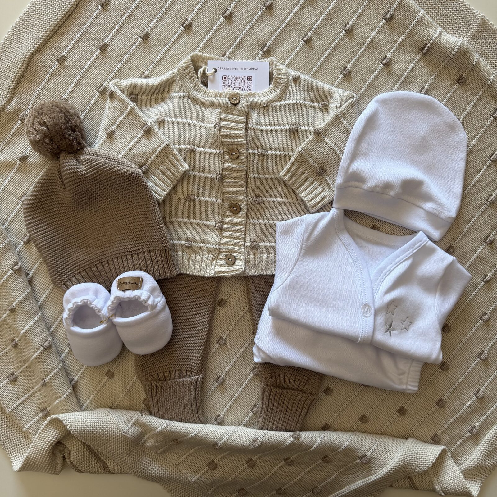 Conjunto de hilo algodón + conjunto de algodón